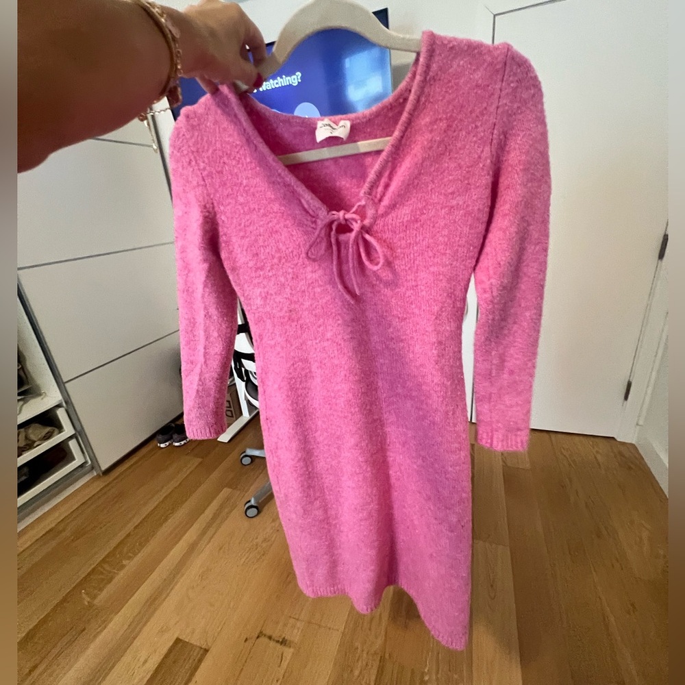 Callahan pink sweater dress